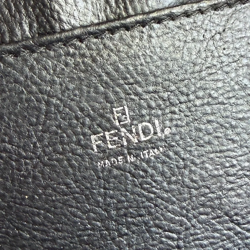 Vintage Fendi Pequin Coated Canvas Vanity Case - Picture 12 of 12